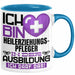 Heilerziehungspfleger Ausbildung Tasse Geschenk Ich Bin Heilerziehungspfleger In Der Ausbildung Ich Darf Das Geschenkidee Spruch Blau Trendation