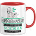 Hundeliebhaberin Weil Es Keinen Schöneren Beruf Gibt Tasse Geschenk für Eine Hundeliebhaberin Lustig Rot Trendation