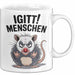 Sarkastischer Sarkasmus Introvertierter Tasse Geschenk Lustige Geschenkidee Spruch Igitt Menschen Weiß Trendation