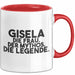 Gisela Tasse Gisela – Die Frau. Der Mythos. Die Legende. Geschenk Rot Trendation