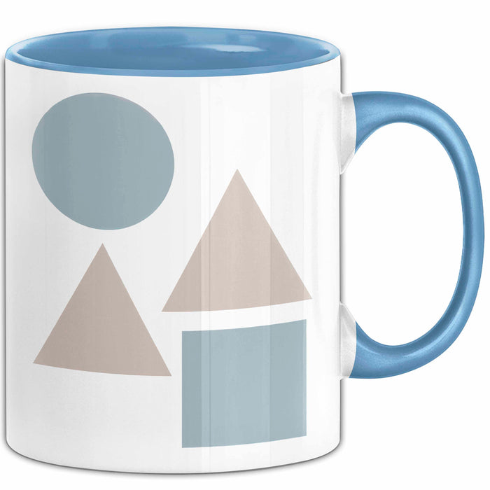 Minimalist Tasse Geschenk Lustige Geschenkidee Spruch Für Einfaches Leben Fans Blau Trendation