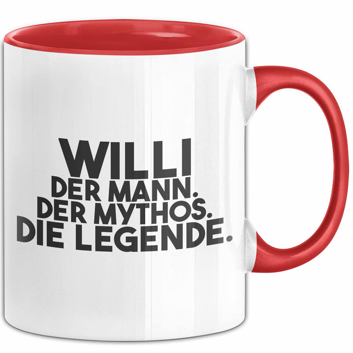 Willi Tasse Willi – Der Mann. Der Mythos. Die Legende. Geschenk
