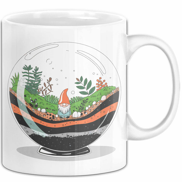 Terrarium Bauer Tasse Geschenk Lustige Geschenkidee Spruch Für Mini Welt Erschaffer Weiß Trendation