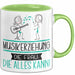Musikerziehung Geschenk Tasse Becher Die Frau Die Allen Kann Geschenkidee für eine Musikerziehung Lustig Grün Trendation