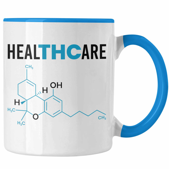 THC Tasse "THC - Healthcare" Cannabis-Liebhaber