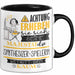 Synthesizer-Spielerin Tasse Geschenk Lustiger Spruch Bitte Erheben Sie Sich Seine Majestät Die Synthesizer-Spielerin Betritt Den Raum Schwarz Trendation