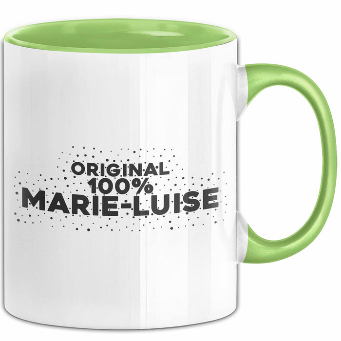 Marie-Luise Tasse Original 100% Marie-Luise Geschenk Grün Trendation