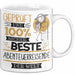 Beste Abenteuerreisende Der Welt Tasse Geschenk für Eine Abenteuerreisende Geprüft Und Sicher Geschenkidee Geburtstag Weihnachten Weiß Trendation
