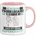 Paddelboard-Lehrer Tasse Geschenk für Paddelboard-Lehrer Geburtstag Lustiger Spruch Kaffee-Becher Was Ist Deine Superkraft Rosa Trendation
