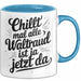 Waltraud Tasse Geschenk Chillt Mal Alle Waltraud Ist Ja Jetzt Da Geschenkidee Becher mit Name Blau Trendation