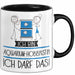 Geschenk für Aquarium-Hobbyistin Tasse Lustige Geschenkidee Geburtstag Ich Bin Aquarium-Hobbyistin Ich Darf Das Trendation