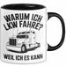 Lkw Fahrer Trucker Tasse Geschenk Lustige Geschenkidee Spruch Warum Ich Lkw Fahre Weil Ich Es Kann Trendation