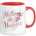 Weintrinker Trinken Fee Tasse Geschenk Lustige Geschenkidee Spruch Weinliebhaber Fee Rot Trendation