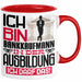 Bankkaufmann Ausbildung Tasse Geschenk Ich Bin Bankkaufmann In Der Ausbildung Ich Darf Das Geschenkidee Spruch Rot Trendation