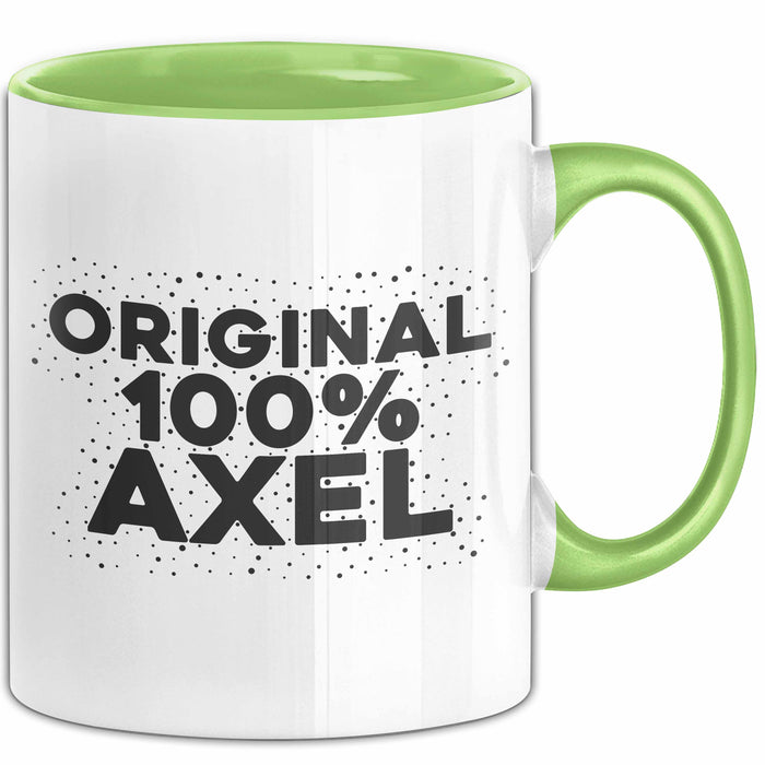 Axel Tasse Original 100% Axel Geschenk Grün Trendation