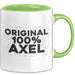 Axel Tasse Original 100% Axel Geschenk Grün Trendation