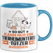 Tierheimunterstützer Geschenk Tasse So Gut Kann Nur Ein Tierheimunterstützer Aussehen Geschenkidee Kaffee-Becher Blau Trendation