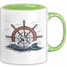 Schiffskapitän Tasse Geschenk Lustige Geschenkidee Spruch Für See Führer Grün Trendation