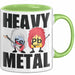 Punk Rock Metal Chemiker Tasse Geschenk Lustiger Spruch Musiker Wissenschaft Grün Trendation