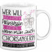 Chorsängerin Tasse Geschenk Spruch Wer Will Schon Prinzessin Sein Wenn Man Auch Chorsängerin Sein Kann Weiß Trendation