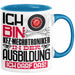 Kfz-Mechatroniker Ausbildung Tasse Geschenk Ich Bin Kfz-Mechatroniker In Der Ausbildung Ich Darf Das Geschenkidee Spruch Blau Trendation