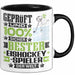 Eishockeyspieler Geschenk Lustiger Spruch für Eishockeyspieler Geschenkidee Bester Eishockeyspieler Der Welt Schwarz Trendation