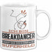 Breakdancer Geschenk Tasse Ich Bin Breakdancer Aber Sag Doch Einfach Superheld Lustige Geschenkdiee für Breakdancer Kaffee-Becher Weiß Trendation