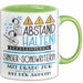 Singer-Songwriterin Tasse Geschenk Lustig Abstand Halten Hochleistungs-Singer-Songwriterin Mit Drang Zur Perfektion Bei Der Arbeit Grün Trendation