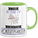 Konzertpianistin Tasse Geschenk Becher Stark Attraktiv Furchtlos Konzertpianistin Lustige Geschenkidee Grün Trendation