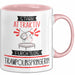 Trampolinspringerin Tasse Geschenk Becher Stark Attraktiv Furchtlos Trampolinspringerin Lustige Geschenkidee Rosa Trendation