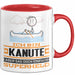 Kanute Geschenk Tasse Ich Bin Kanute Aber Sag Doch Einfach Superheld Lustige Geschenkdiee für Kanute Kaffee-Becher Rot Trendation