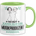 Musikproduzent Geschenk Tasse So Gut Kann Nur Ein Musikproduzent Aussehen Geschenkidee Kaffee-Becher Grün Trendation