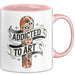 Tattoo Sammler Tasse Geschenk Lustige Geschenkidee Spruch Für Tinten Süchtige Rosa Trendation