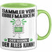 SammlervonBriefmarken Tasse Geschenk für SammlervonBriefmarken Der Mann Der Alles Kann Geschenkidee zum Geburtstag Grün Trendation