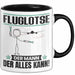 Fluglotse Tasse Geschenk für Fluglotse Der Mann Der Alles Kann Geschenkidee zum Geburtstag Schwarz Trendation