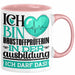 Baustoffprüferin Ausbildung Start Geschenk Tasse Ich Bin Baustoffprüferin In Der Ausbildung Ich Darf Das Kaffee-Becher Geschenkidee Rosa Trendation