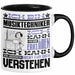 Musiktechniker Geschenk Tasse Lustige Geschenkdiee für einen Musiktechniker Geburtstag Ich Bin Musiktechniker Ich Kann Es Dir Erklären Aber Nicht Für Dich Verstehen Schwarz Trendation