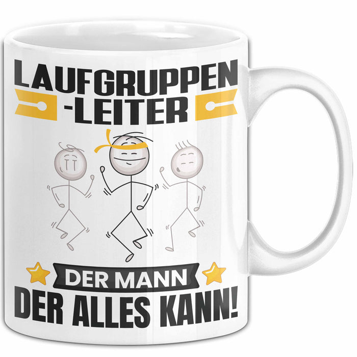Laufgruppenleiter Tasse Geschenk für Laufgruppenleiter Der Mann Der Alles Kann Geschenkidee zum Geburtstag Weiß Trendation