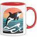 Wal Tier Tasse Geschenk Lustige Geschenkidee Spruch Rot Trendation