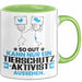 Tierschutzaktivist Geschenk Tasse So Gut Kann Nur Ein Tierschutzaktivist Aussehen Geschenkidee Kaffee-Becher Grün Trendation