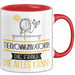 Tierkommunikatorin Geschenk Tasse Becher Die Frau Die Allen Kann Geschenkidee für eine Tierkommunikatorin Lustig Rot Trendation