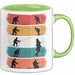 Angelliebhaber Fischer Retro Tasse Geschenk Lustige Geschenkidee Spruch Grün Trendation