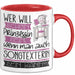 Songtexterin Tasse Geschenk Spruch Wer Will Schon Prinzessin Sein Wenn Man Auch Songtexterin Sein Kann Rot Trendation