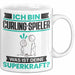 Curling-Spieler Tasse Geschenk für Curling-Spieler Geburtstag Lustiger Spruch Kaffee-Becher Was Ist Deine Superkraft Weiß Trendation