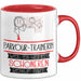 Parkour-Trainerin Weil Es Keinen Schöneren Beruf Gibt Tasse Geschenk für Eine Parkour-Trainerin Lustig Rot Trendation