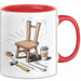 DIY Möbelbauer Tasse Geschenk Lustige Geschenkidee Spruch Für Holz DIY Macher Rot Trendation