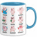 Schweinebauer Schweine Tier Tasse Geschenk Lustige Geschenkidee Spruch Arten Von Schweinen Blau Trendation