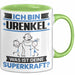 Urenkel Tasse Geschenk für Urenkel Geburtstag Lustiger Spruch Kaffee-Becher Was Ist Deine Superkraft Grün Trendation