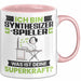 Synthesizer-Spieler Tasse Geschenk für Synthesizer-Spieler Geburtstag Lustiger Spruch Kaffee-Becher Was Ist Deine Superkraft Rosa Trendation