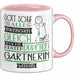 Gärtnerin Geschenk Becher Tasse Gott Schuf Alle Menschen Gleich Nur Die Besten Durfeten Gärtnerin Werden Geschenkidee Lustig Rosa Trendation